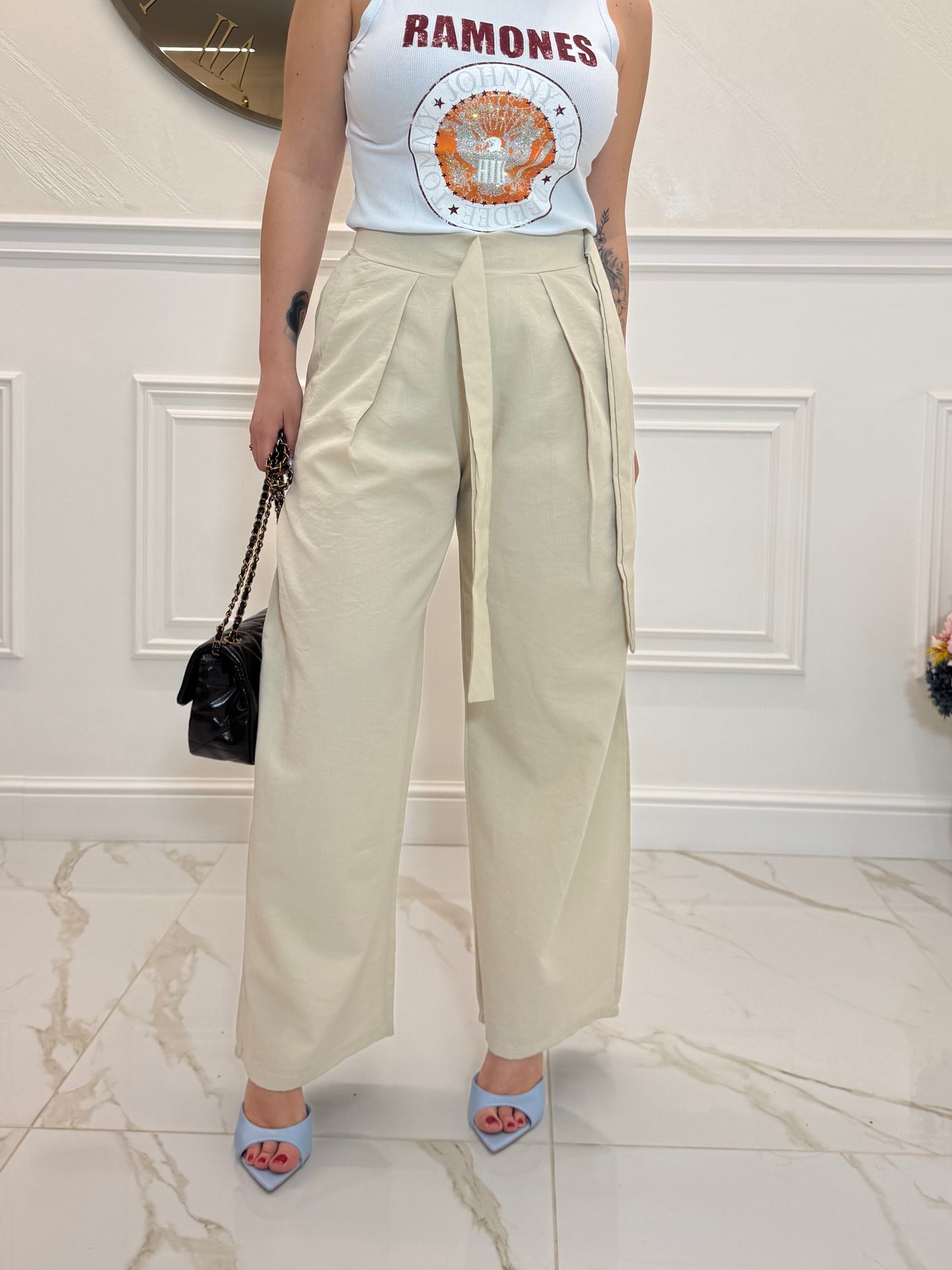 Pantalone Fresh Beige