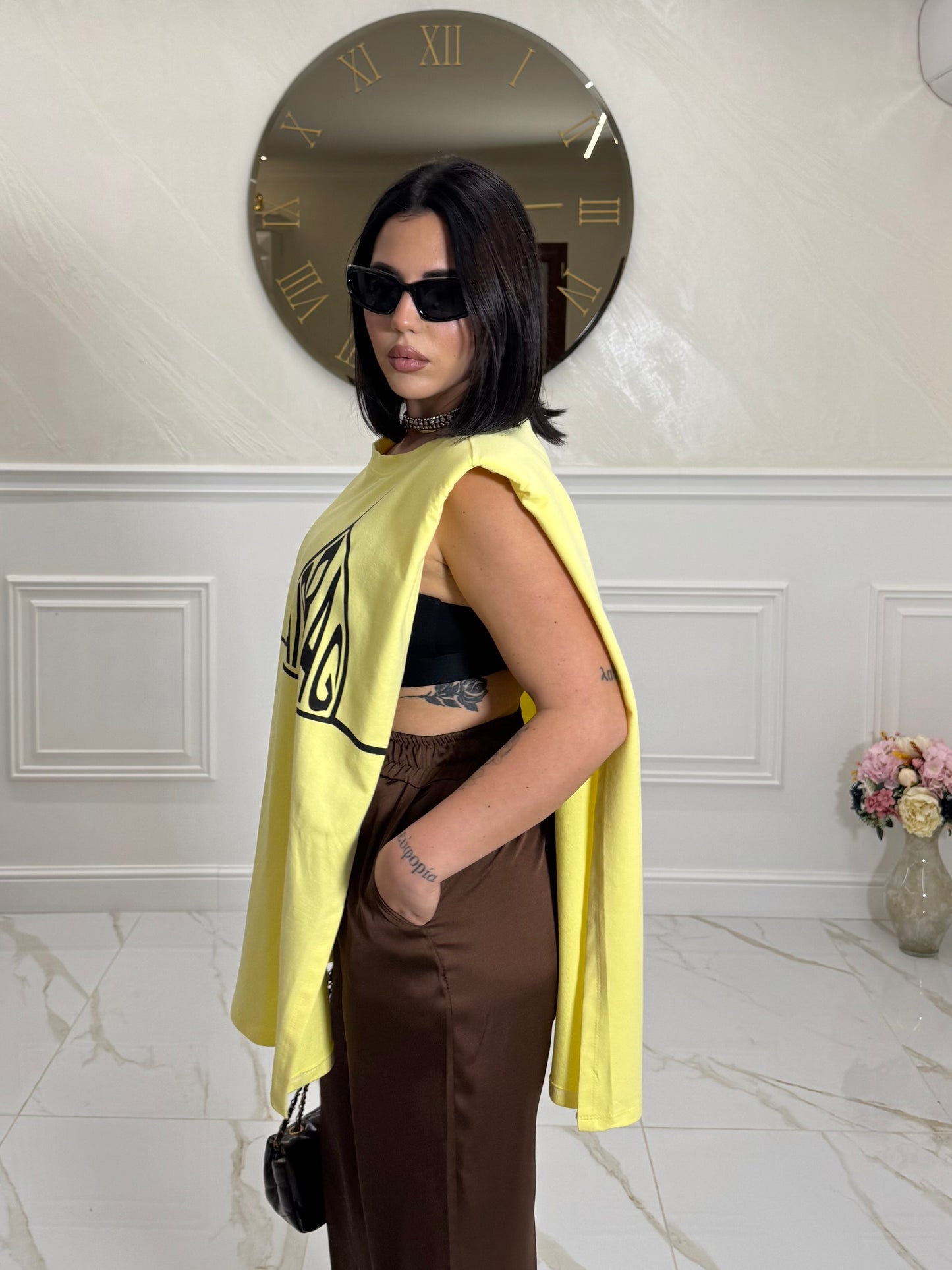 T-Shirt Open Airbag Yellow