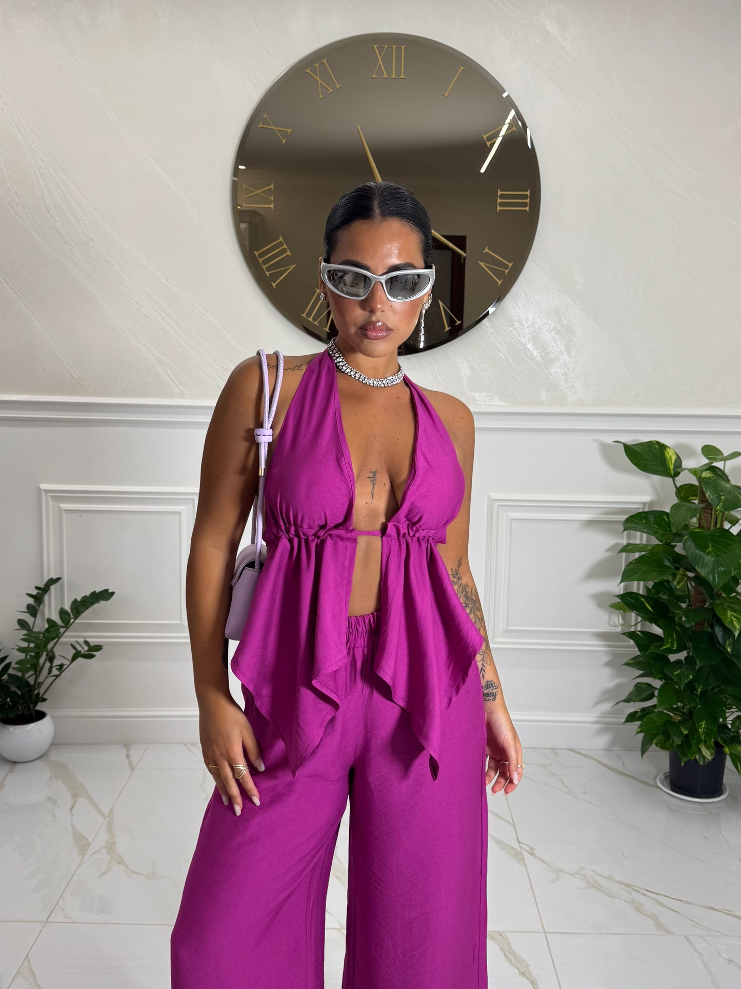 COORDINATO ALLIE VIOLA