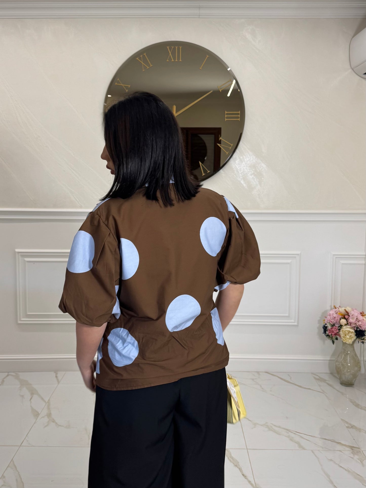 Camicia Bubble Brown