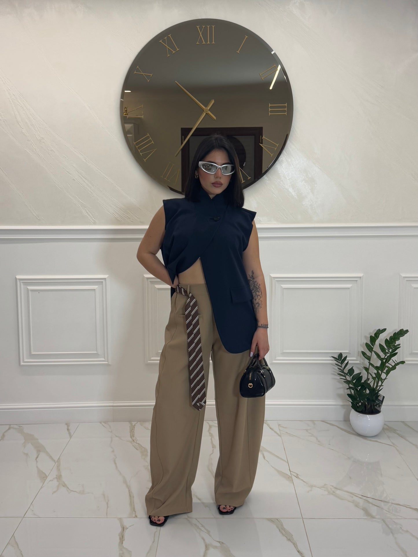 Pantalone Zara Beige