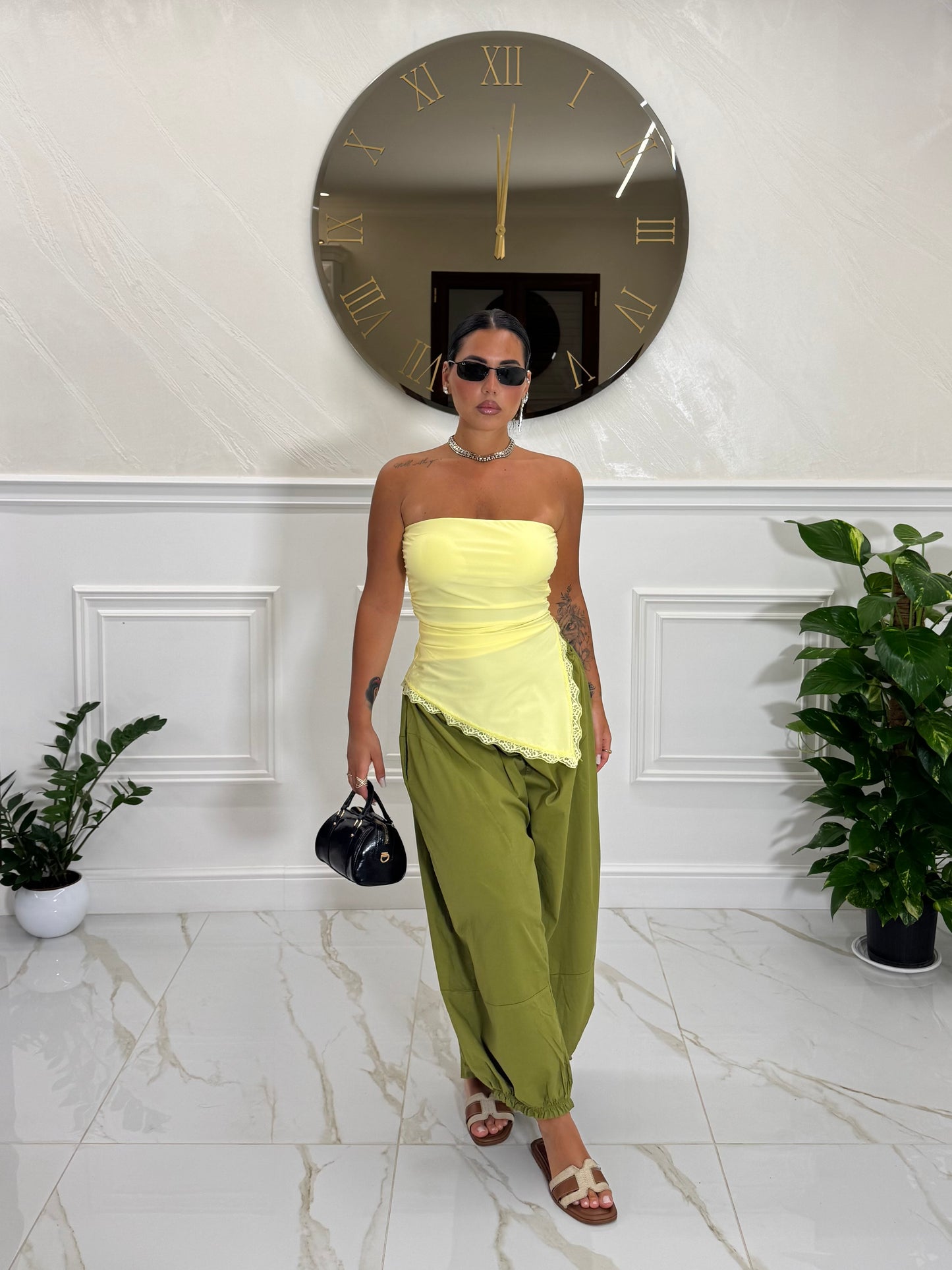 Top MICHELLE YELLOW