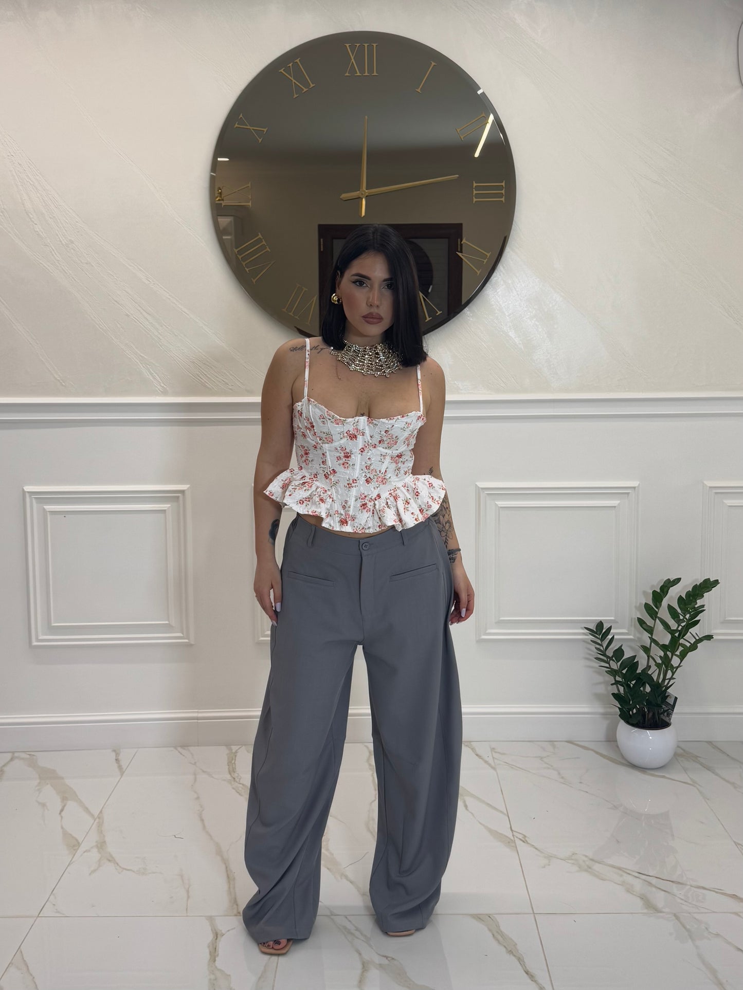 Pantalone Zara Grey