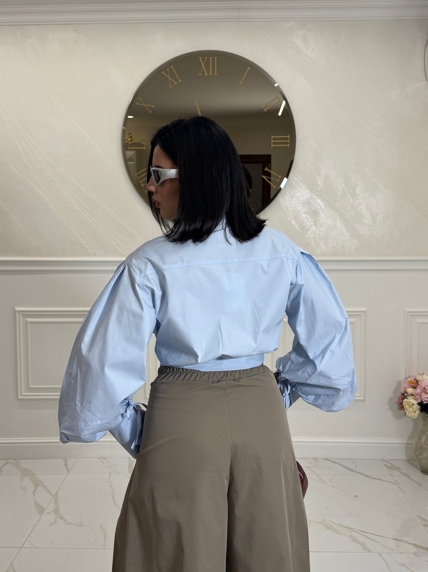 Camicia Ninfea Azzurra