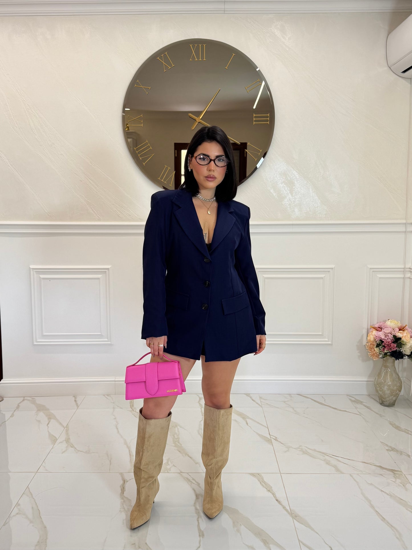Tailleur Short Blue