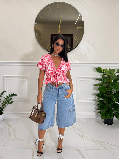 BERMUDA AZURENE JEANS
