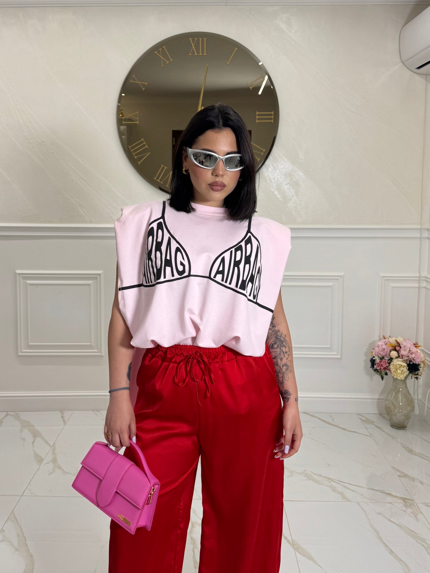 T-Shirt Open Airbag Pink