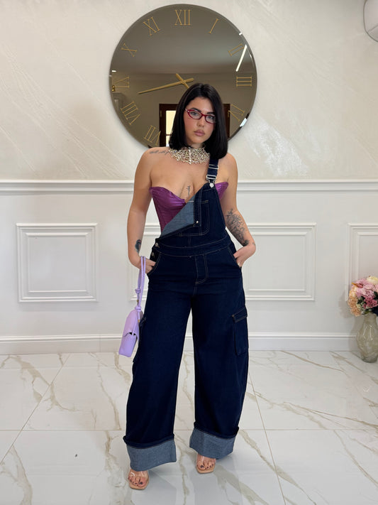 Salopette jeans zero
