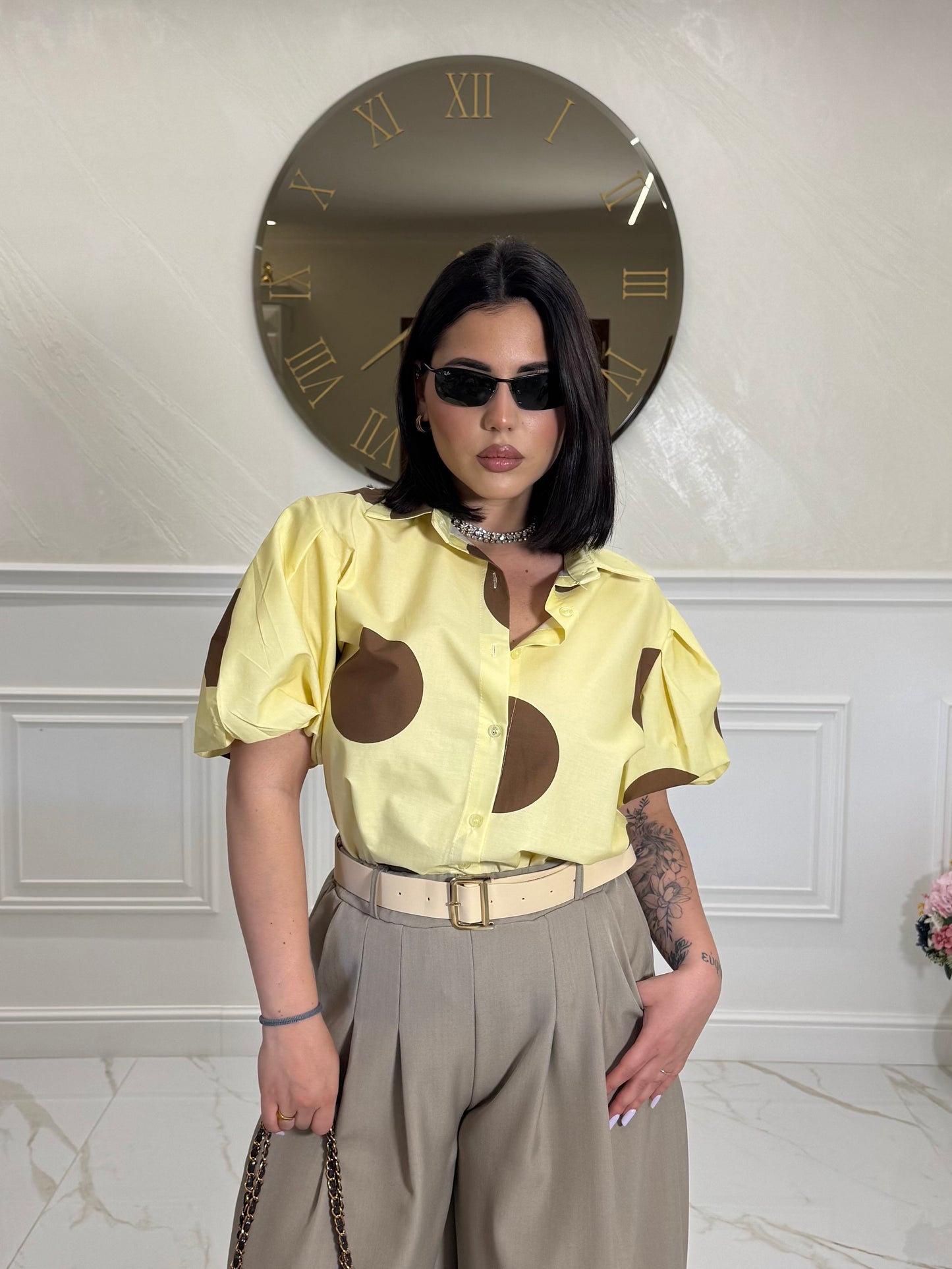Camicia Bubble Yellow