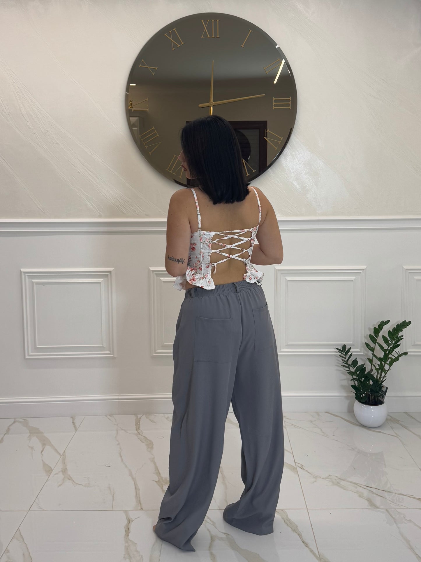 Pantalone Zara Grey