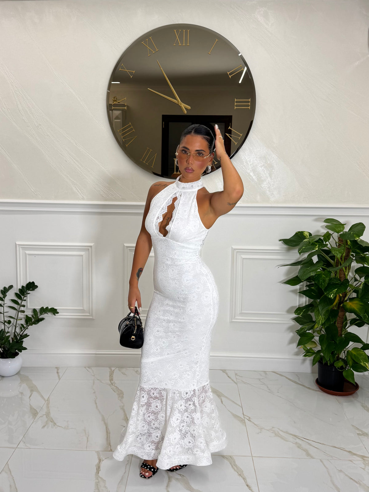 Dress Angel White