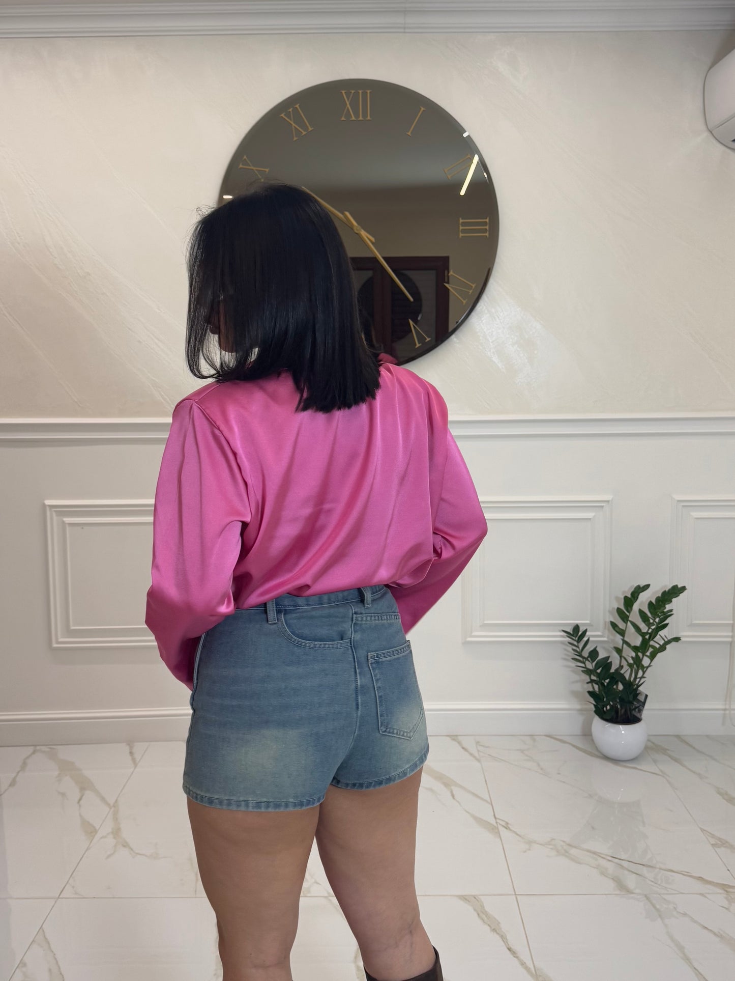 Camicia Raso Pink