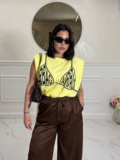 T-Shirt Open Airbag Yellow