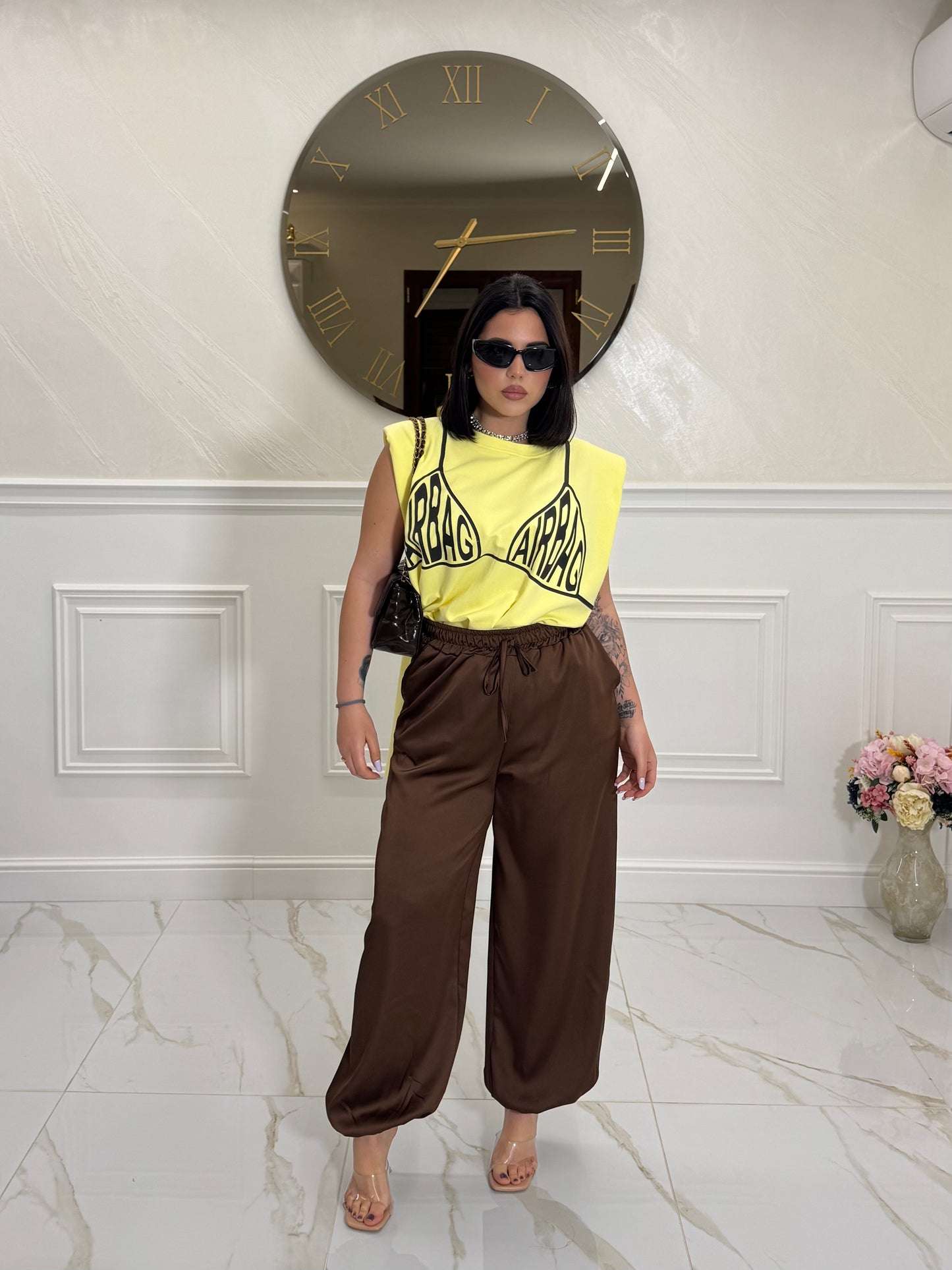 T-Shirt Open Airbag Yellow
