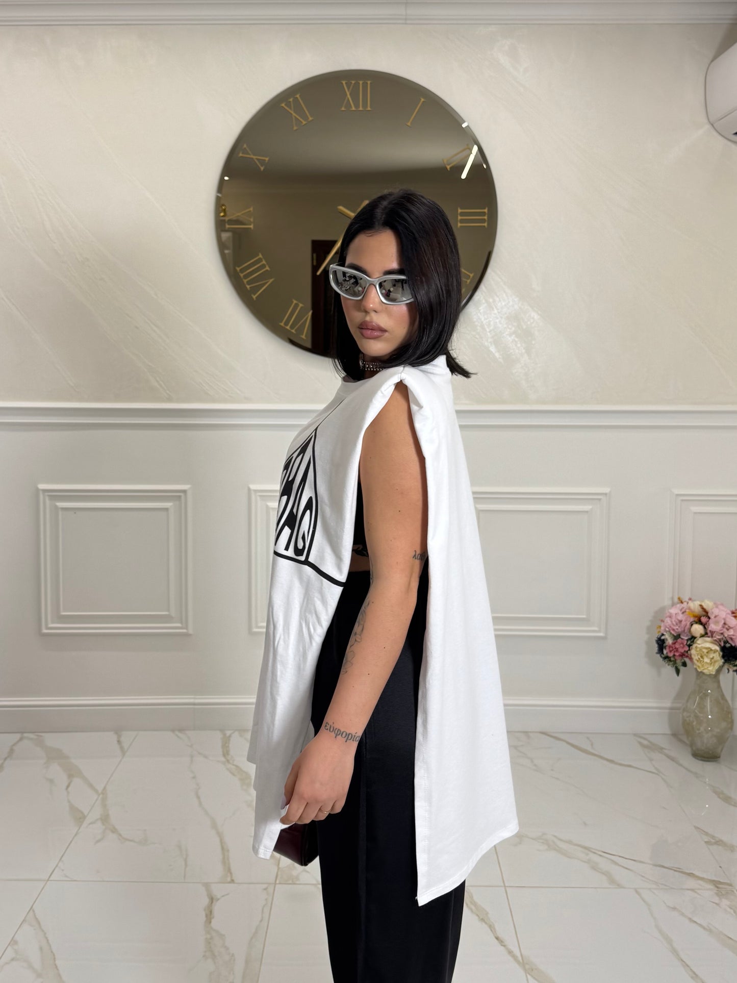 T-Shirt Open Airbag White