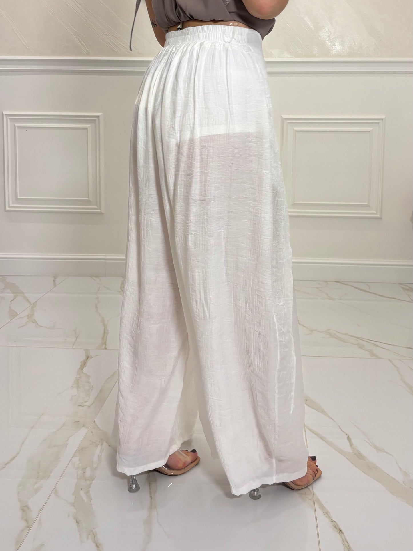 Pantalone Wind White