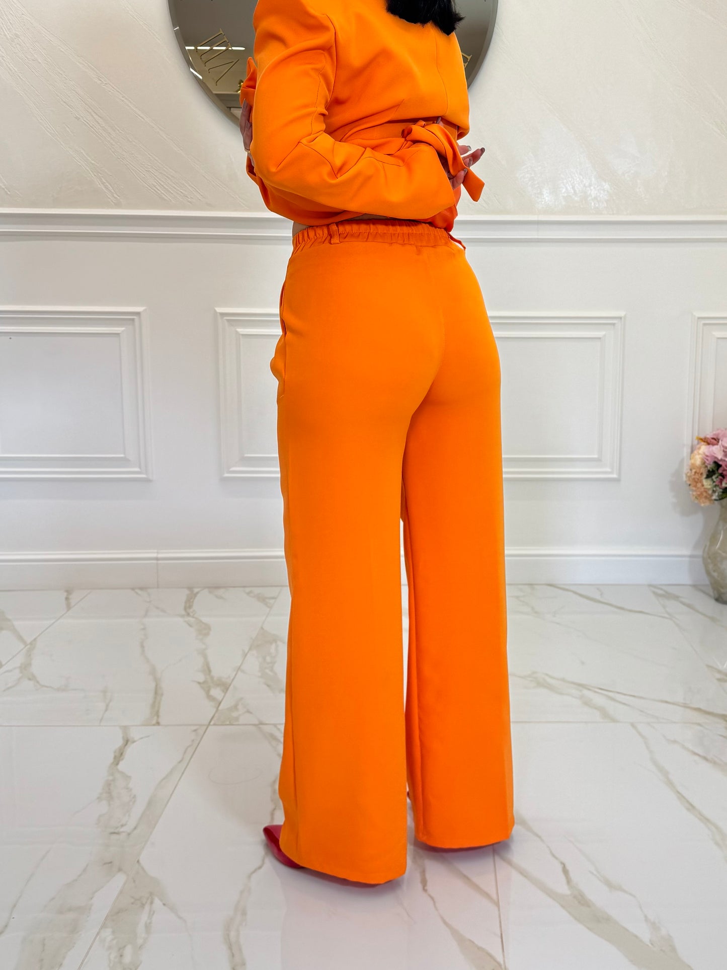 Tailleur three Orange