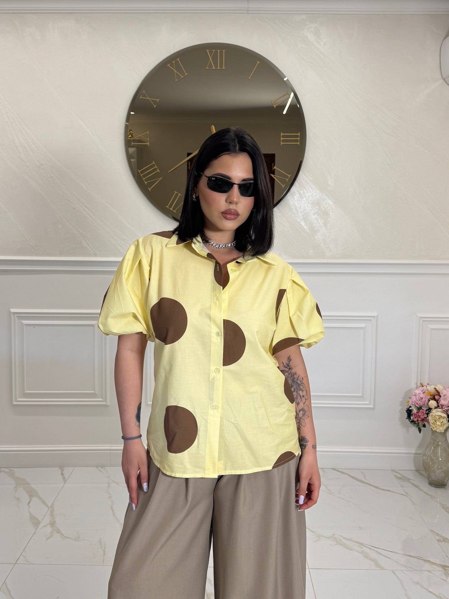 Camicia Bubble Yellow